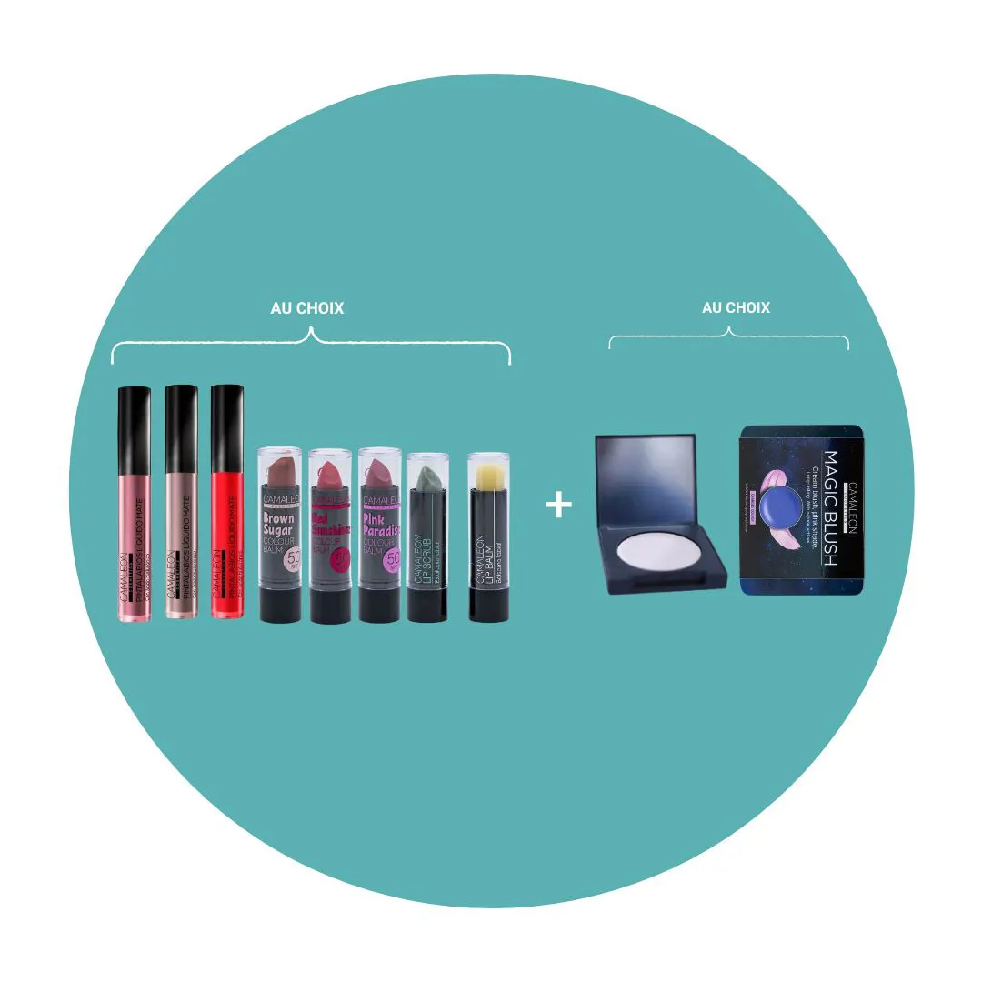 MAKE-UP JOUES + LEVRES