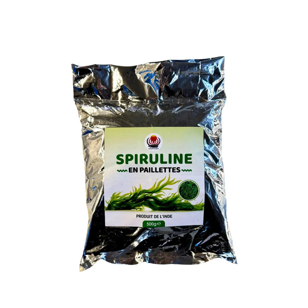 SPIRULINE EN PAILLETTES - 500 G