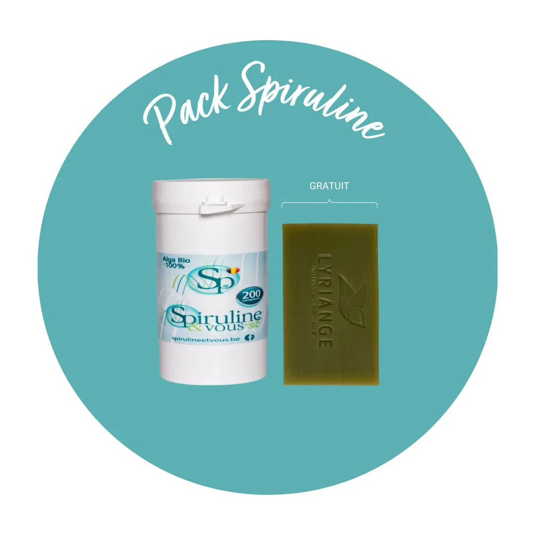 PACK SPIRULINE + SAVON SPIRULINE GRATUIT